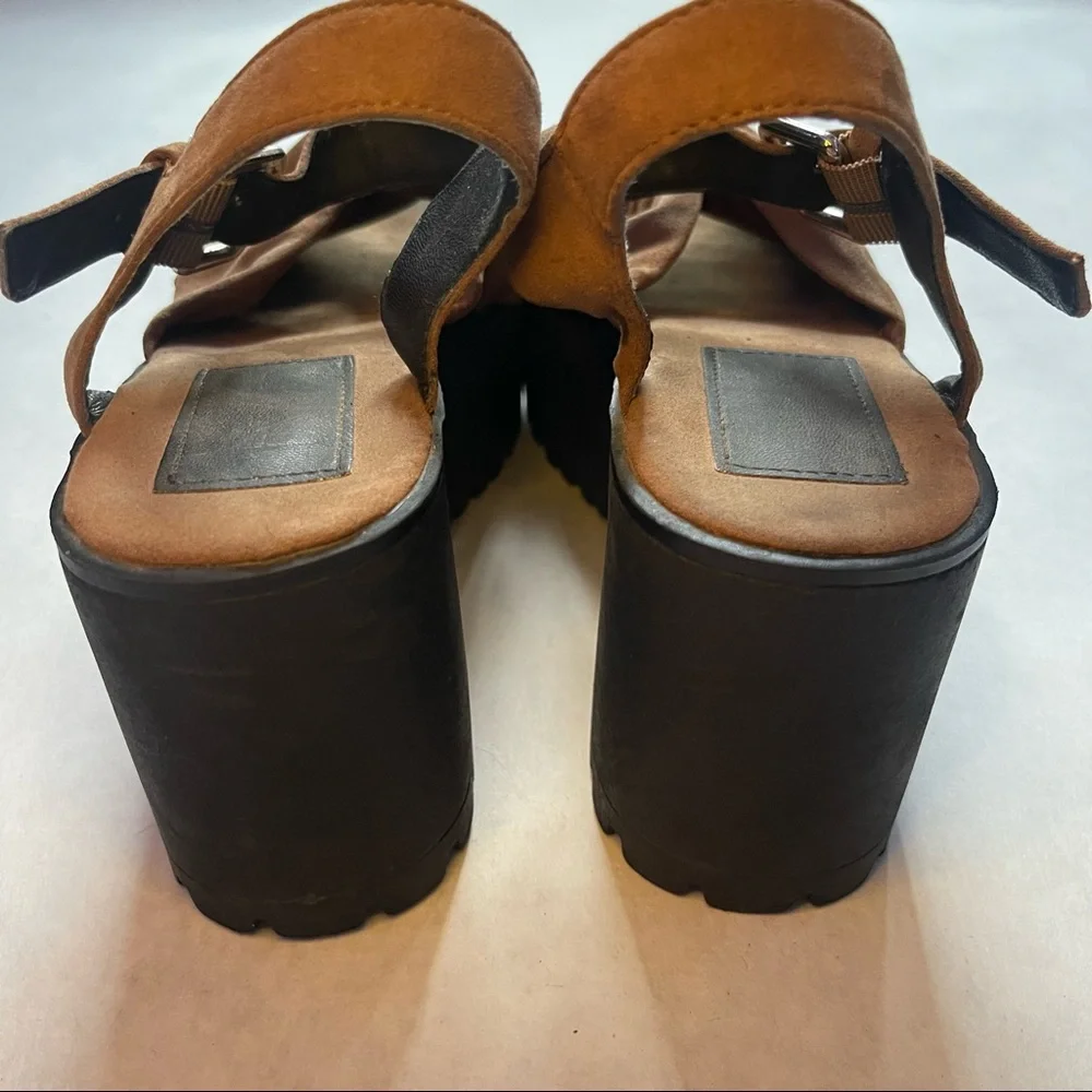 Pull&Bear Platform sandals size 38